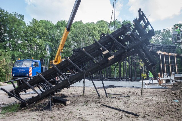 14.05.2018 krakowrozbiorka tezni nad zalewem nowohuckimn/z rozbiorka tezni fot. joanna urbaniecgazeta krakowska