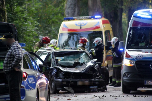 Poważny wypadek na trasie Koszalin - Polanów