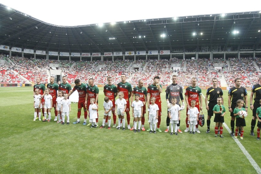 Mecz GKS Tychy - FC Koeln na otwarcie stadionu w Tychach