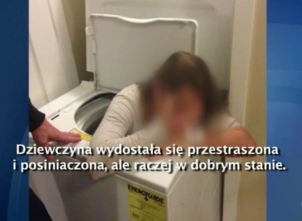 11-latka utknęła w pralce, gdy bawiła się w chowanego