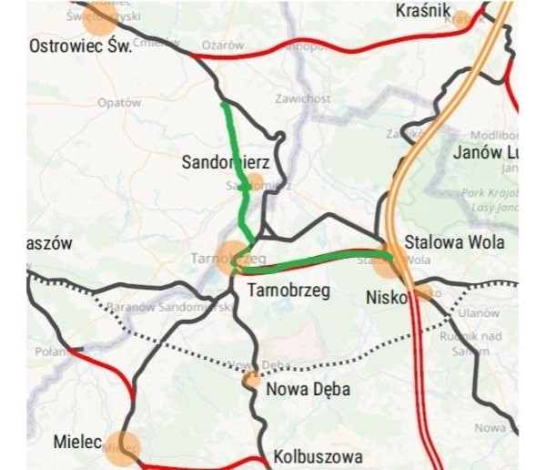 Przebieg proponowany przez Czwórmiasto zakłada, że nowa...