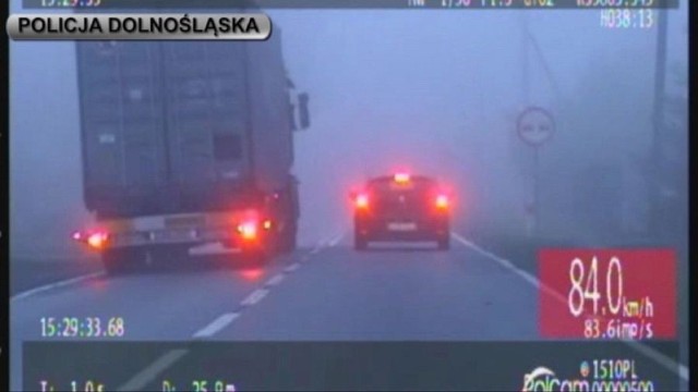 Policja zatrzymała pirata drogowego na drodze krajowej nr 25