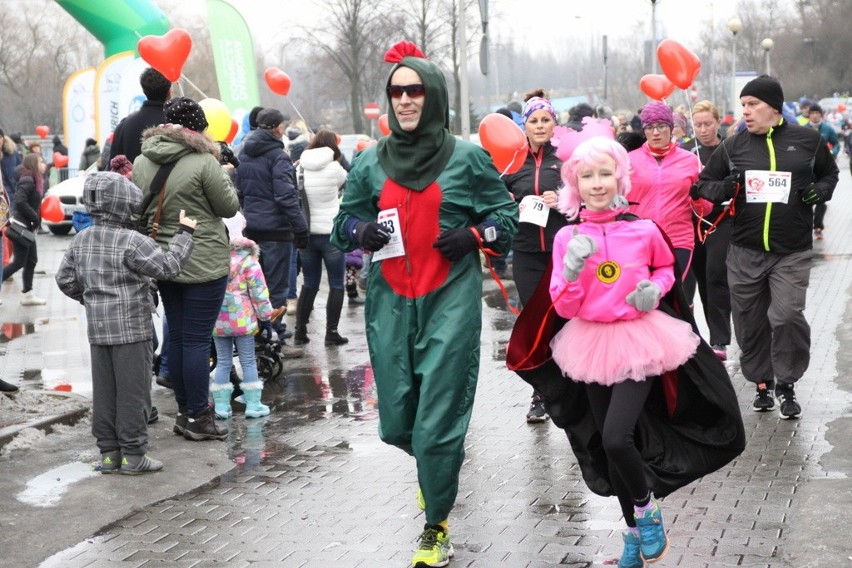 Bieg Walentynkowy 2017 w Dąbrowie Górniczej