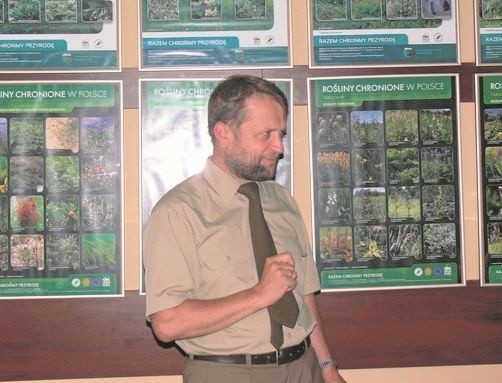Wykładowcą piątkowego spotkania w Centrum  był  Krzysztof Wojciechowski z Zespołu Lubelskich Parków Krajobrazowych