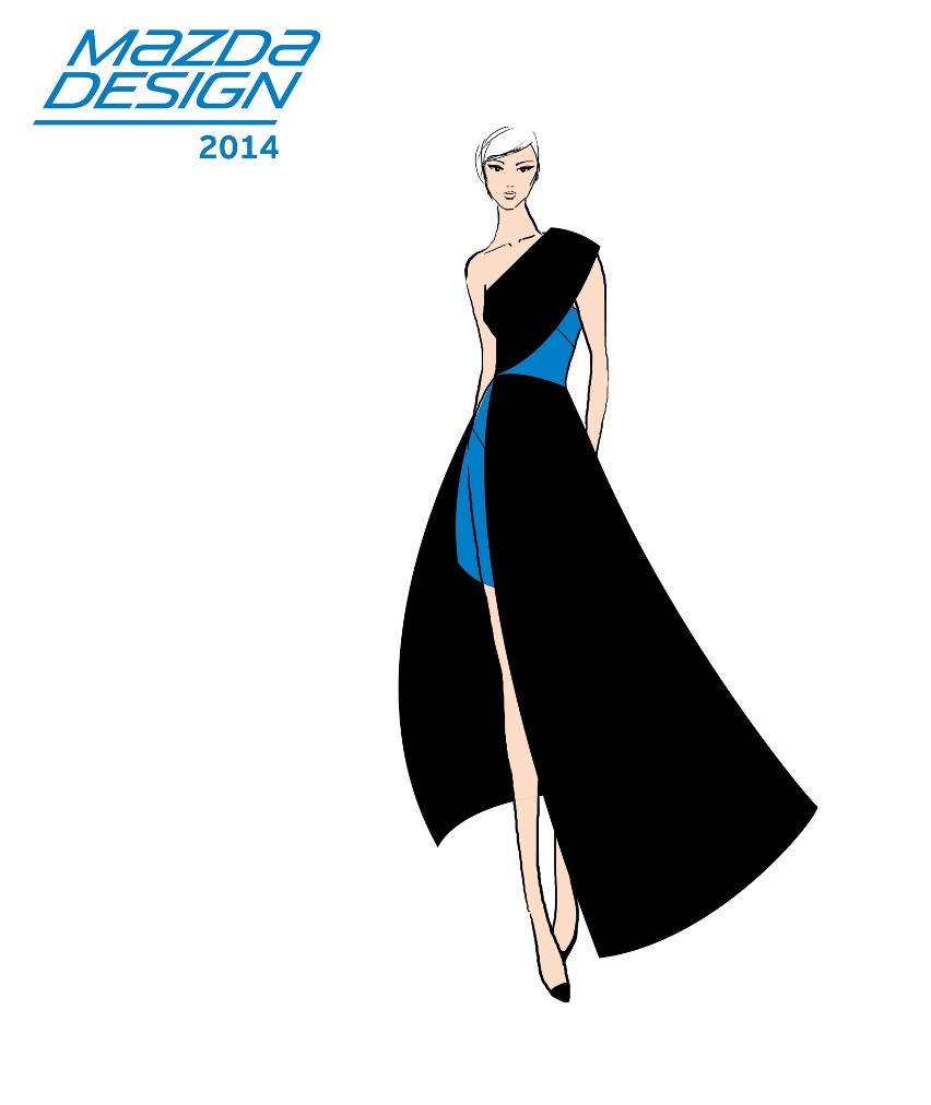 Suknia KODO - wyróżnienie Mazda Design 2014...