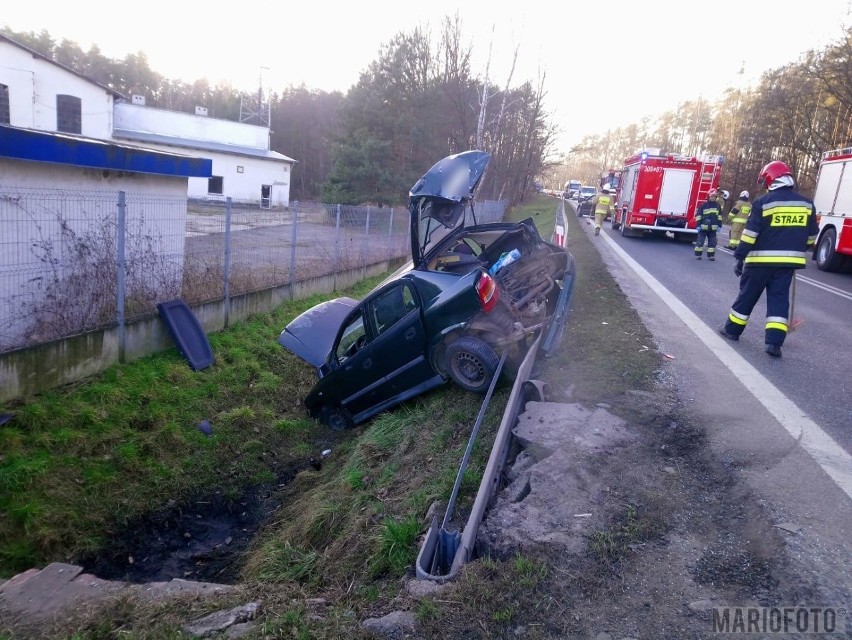 Wypadek w Dąbrowie.