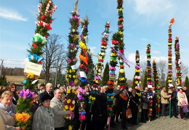 W Krynkach, w gminie Brody, w procesji będzie nawet kilkanaście dużych palm