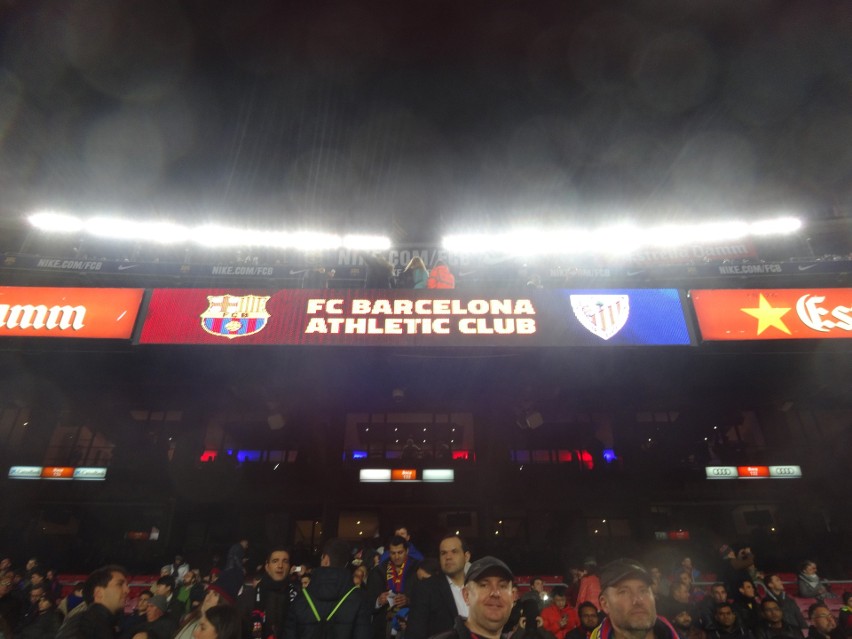 Camp Nou podczas 1/8 finału Copa del Rey: FC Barcelona -...