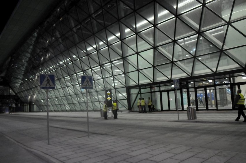 Nowy terminal Kraków Airport został przetestowany....