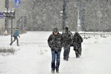 Burza śnieżna zbliża się do Krakowa! Możliwy bardzo silny wiatr. Miejskie służby ostrzegają