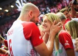 Polska -  Brazylia 3:2. Żony i partnerki naszych siatkarzy przeżywały mecz Biało-Czerwonych w Spodku ZDJĘCIA