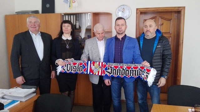 Przedstawiciele Sandomierza spotkali się z władzami miasta Ostroga.