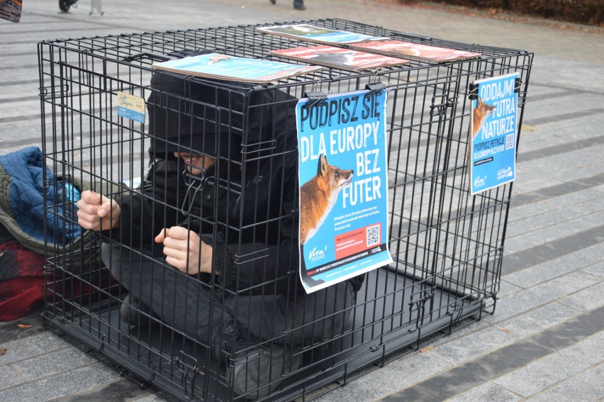 Aktywiści zachęcali opolan do świadomych wyborów ubrań.