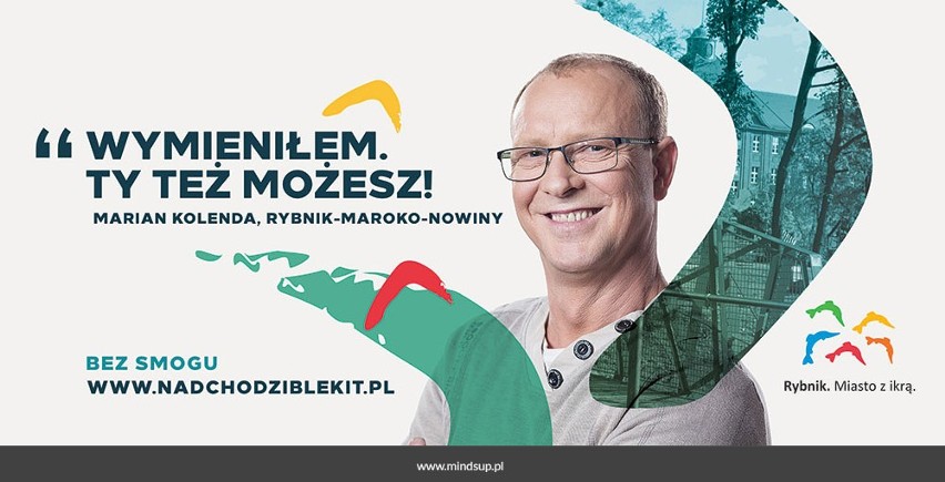 Rybnik: Nadchodzi błękit czyli nowa kampania walki ze smogiem [BILLBOARDY]