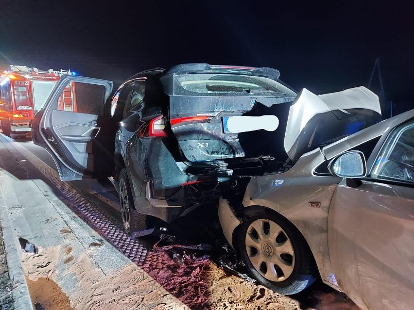Wypadek 3 aut na autostradzie A4