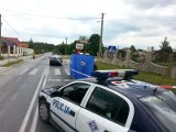 Wypadek we Włoszczowie.  Nie żyje motorowerzysta