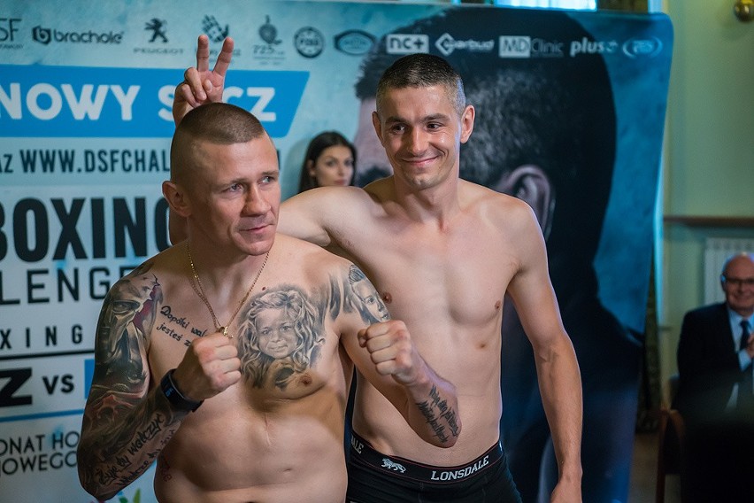 Ceremonia ważenia przed galą DSF Kickboxing Challenge 10