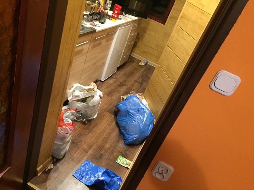 Skandal! Turyści z Warszawy zniszczyli apartament w Kościelisku [ZDJĘCIA]