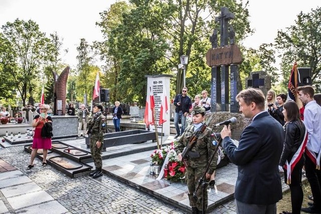 Kadr z ubiegłorocznych, radomskich obchodów rocznicy 17 września.