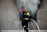 Pożar w wieżowcu przy ul Konopnickiej w Bydgoszczy