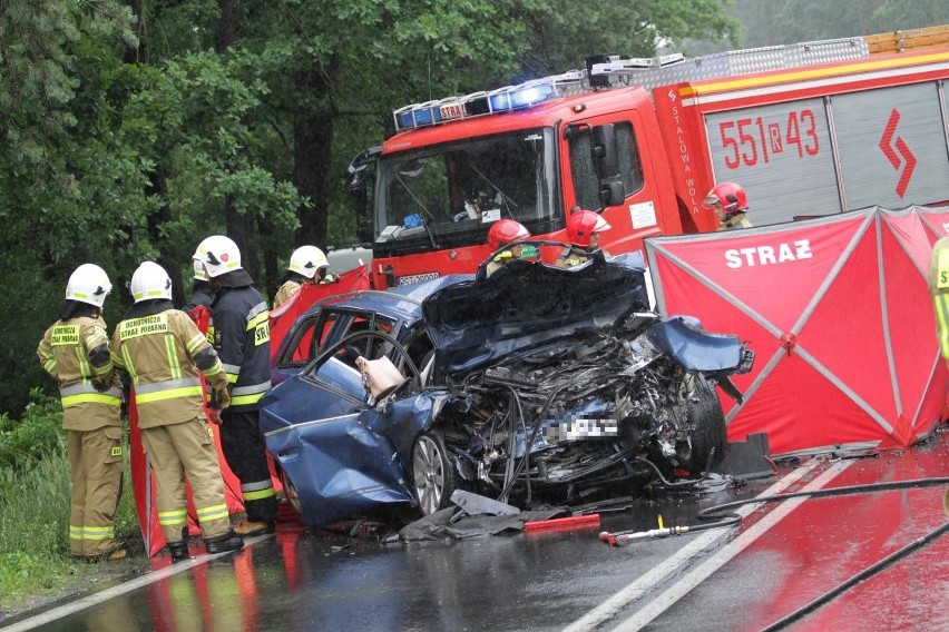 Miejsce tragicznego wypadku, do którego doszło 3 lipca