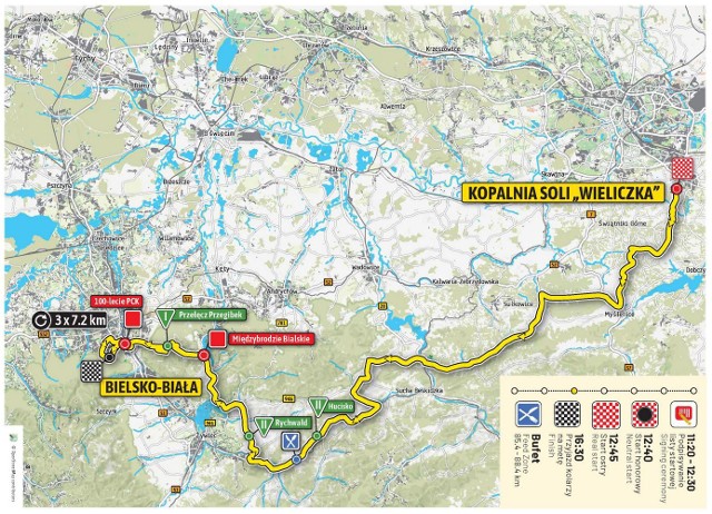 Tour de Pologne 2019. 5.etap zakończy się w Bielsku-Białej