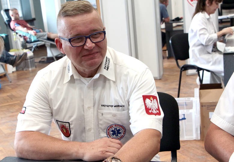 Krzysztof Misiewicz, ratownik medyczny szpitala w...