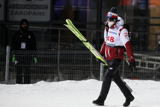 Kamil Stocha szuka optymalnych skoków