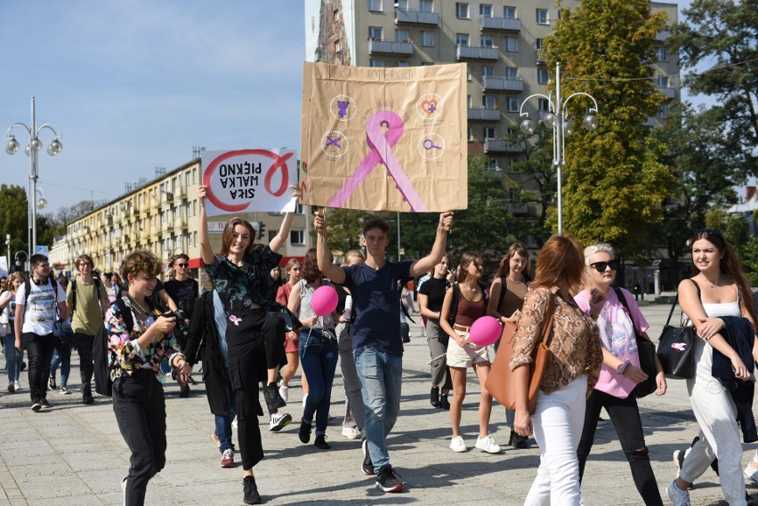 Marsz Różowej Wstążki przeszedł ulicami Częstochowy...