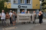 "Stop instytucjonalnej przemocy!" - protest pod Komendą Miejską Policji w Toruniu