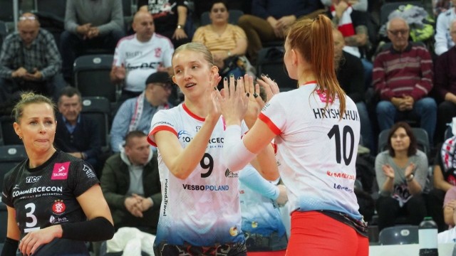 Natalia Dróżdż (nr 9) została wybrana MVP ostatniego spotkania ligowego ŁKS-u Łódź.