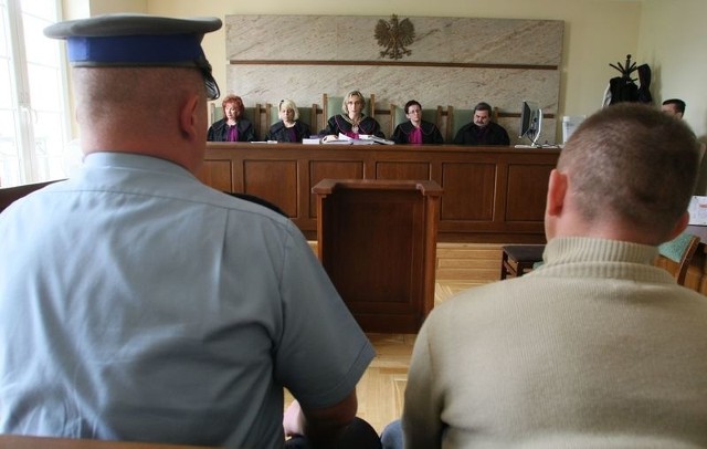 Podczas wtorkowego ogłoszenia wyroku w Sądzie Okręgowym w Kielcach.