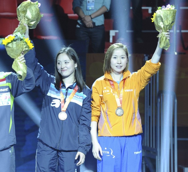 Li Qian (z lewej) oraz LI Jia będą chciały stanąć w Austrii na podium.