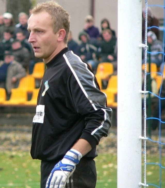 Konrad Majcherczyk powinien wrócić w sobotę do bramki pińczowskiej Nidy.