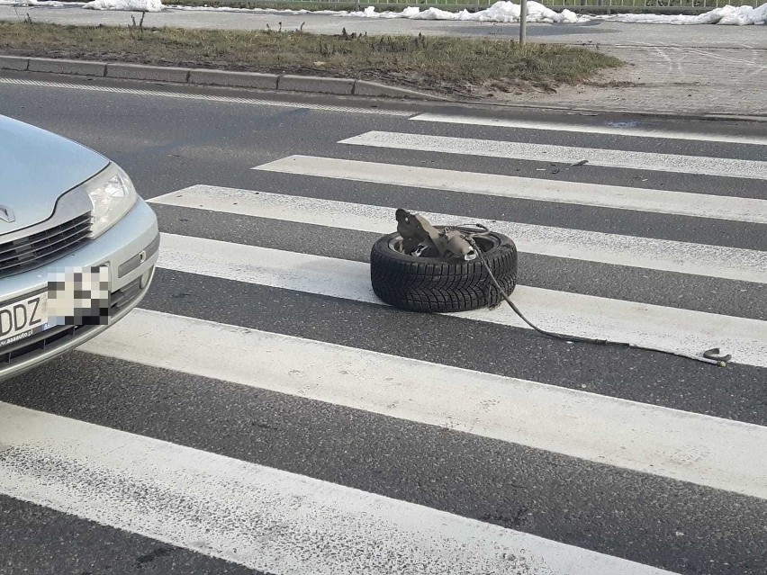 Wypadek na wschodniej obwodnicy Wrocławia. Jedna osoba ranna