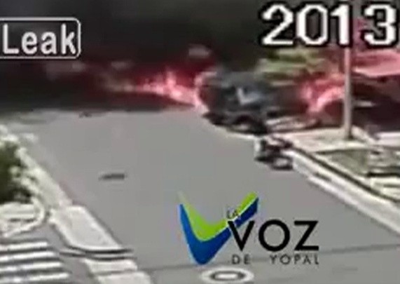 Dwie osoby zginęły w eksplozji auta na ulicy kolumbijskiego miasta Yopal.