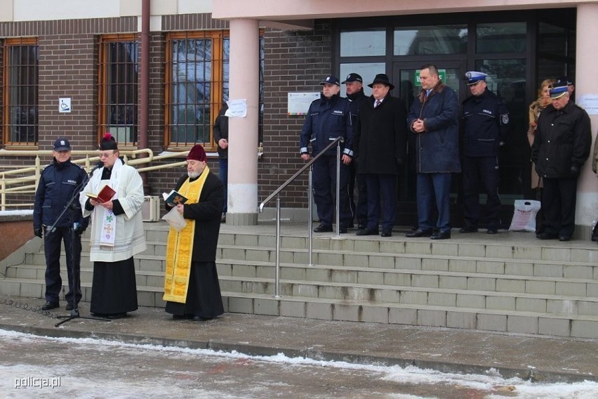 Na placu Komendy Powiatowej Policji w Sokółce odbyło się...