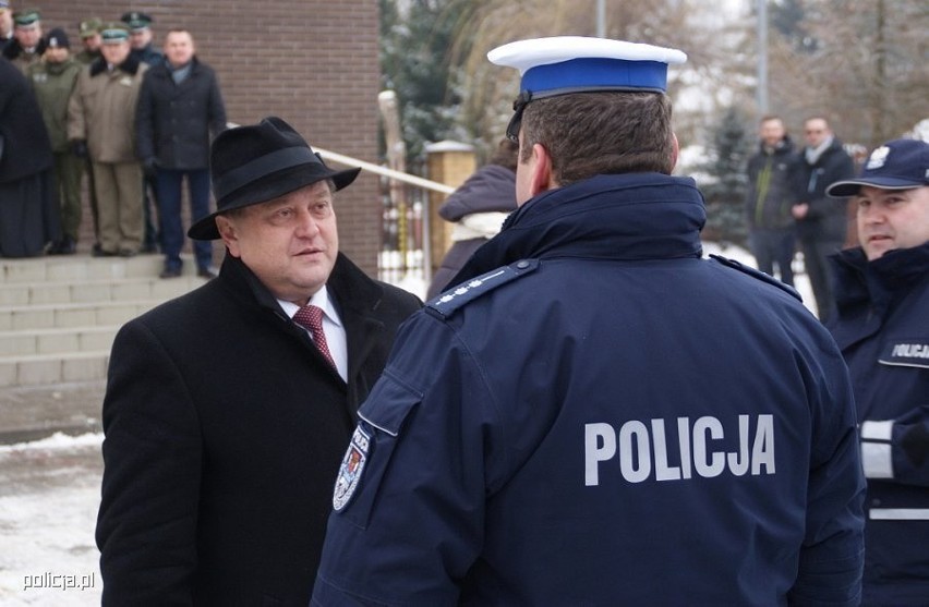 Na placu Komendy Powiatowej Policji w Sokółce odbyło się...