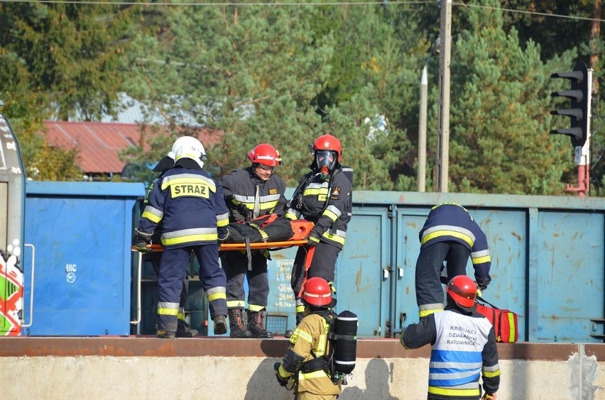 Siemianówka 2019. Gaz ulatniał się z cysterny. Widowiskowe ćwiczenia (zdjęcia)