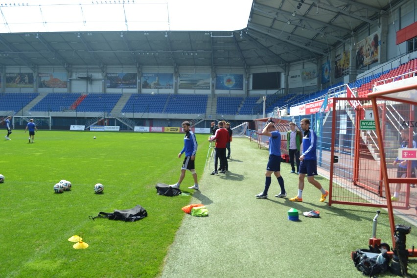 Trening Piasta Gliwice przed meczem z Podbeskidziem