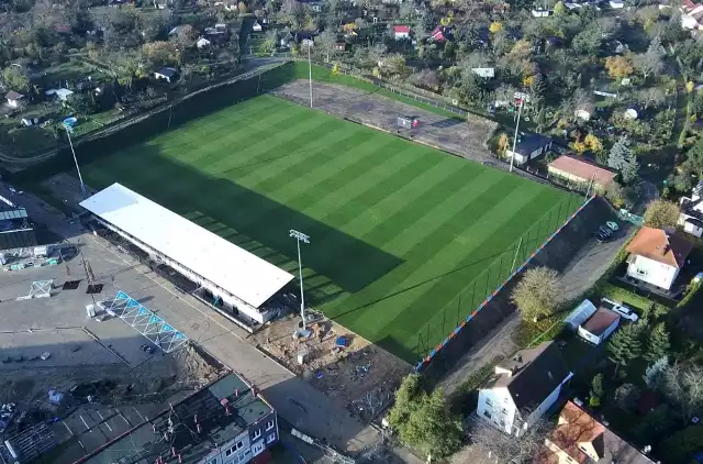 Stadion Pogoni - stan prac 15-17 listopada 2020.