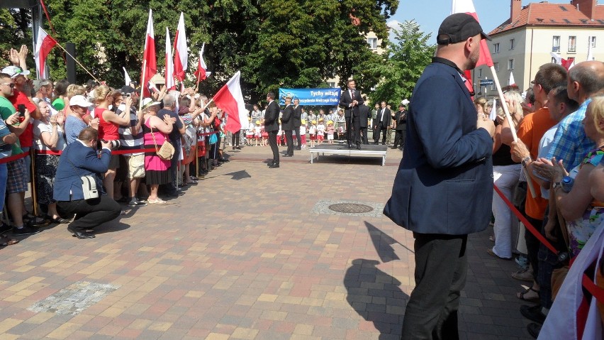 Prezydent Andrzej Duda w Tychach