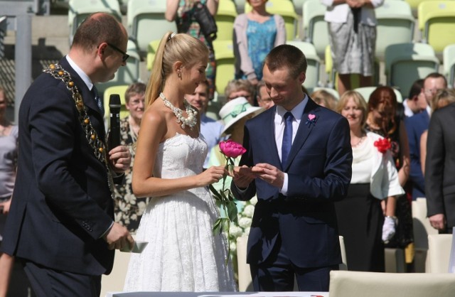 W ubiegły piątek na PGE Arenie Gdańsk po raz pierwszy udzielono ślubu cywilnego