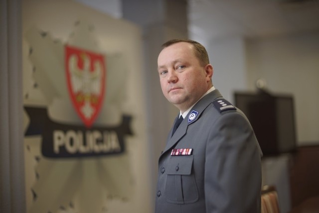 Inspektor Tomasz Trawiński - nowy szef wielkopolskiej policji