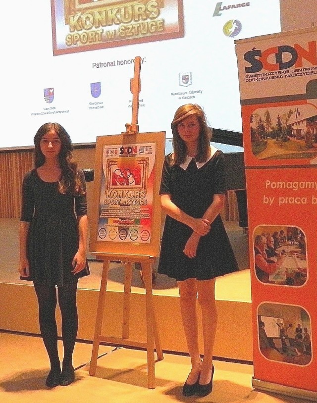 Weronika i Klaudia Szmigiel, gimnazjalistki z Kazimierzy Wielkiej, zostały laureatkami konkursu fotograficznego "Sport to pasja".