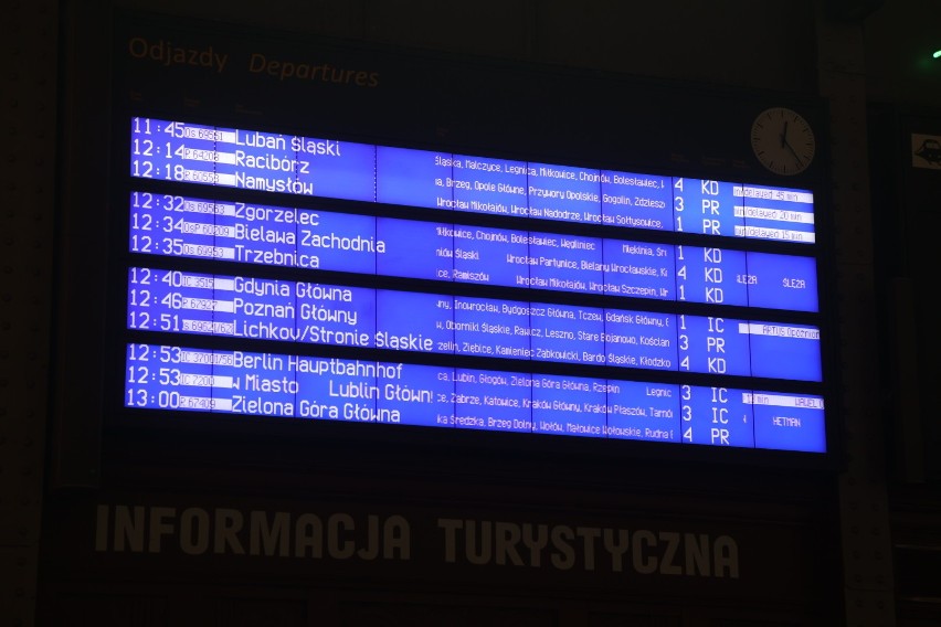 Ogromne utrudnienia na stacji Wrocław Główny. Z powodu...
