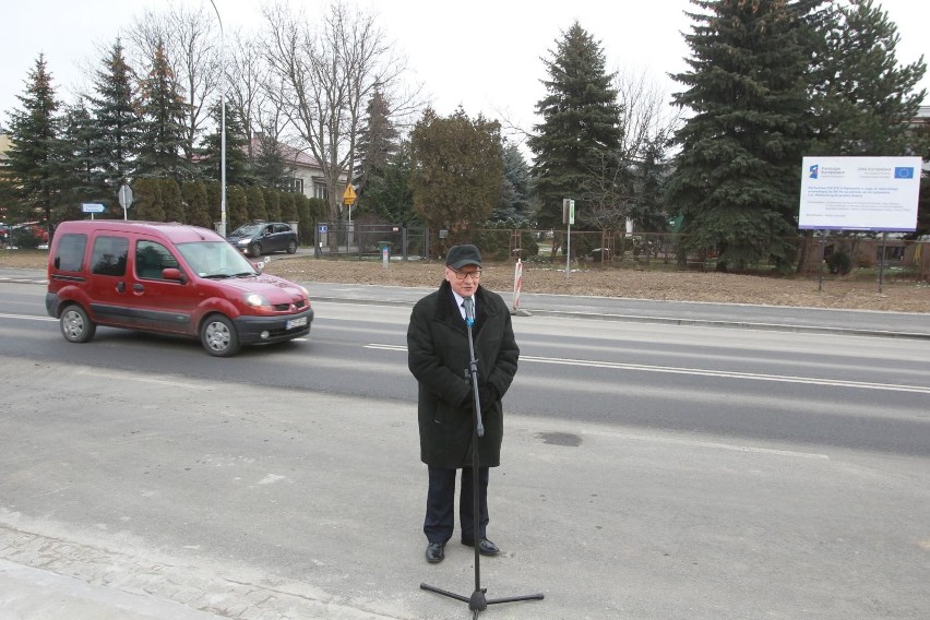 Otwarcie przebudowanej alei Sikorskiego w Rzeszowie.