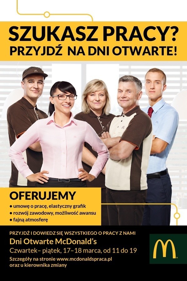 Rekrutacyjne Dni Otwarte w McDonald's Polska®! | Polska Times