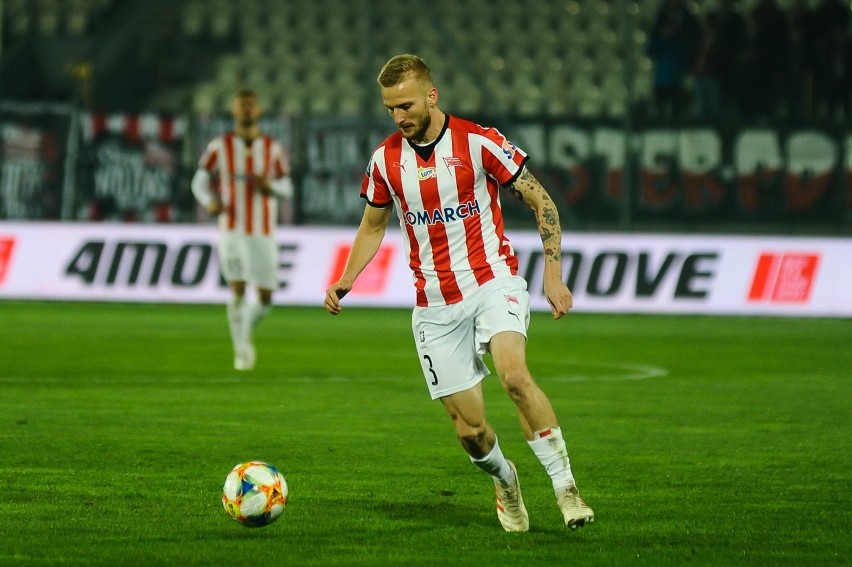 Michal Siplak zdobył jedną z bramek w meczy Cracovia - MKS...