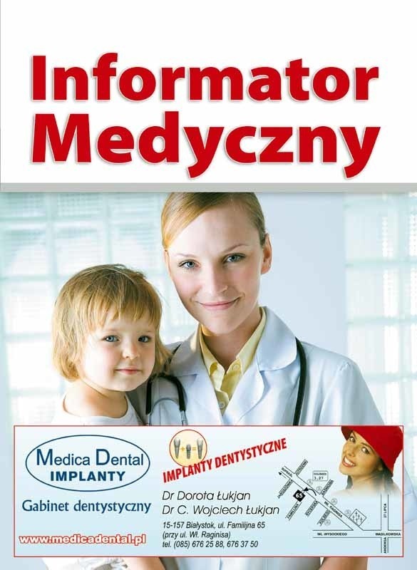 Okładka "Informatora Medycznego" - cyklicznego, bezpłatnego...